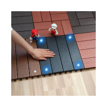 Wood Plastic Composite Interlocking Decking WPC DIY Tile Floor 300*300mm